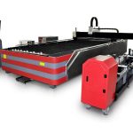 Kapalı tip cnc fiber lazer kesim makinesi 500 w / 1000 w yüksek mukavemetli