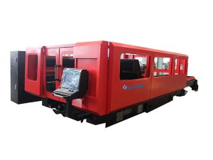 Tamamen kapalı lazer tüp kesme ekipmanları, küçük cnc lazer tüp kesici 380 v
