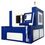 Yüksek hassas metal parçalar için 380v 50 / 60hz fiber lazer kesim makinesi