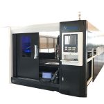 3000 w fiber cnc lazer metal kesme makinası portal çift sürüş yapısı