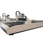 Çift kullanımlı lazer tüp kesme ekipmanları, profesyonel cnc lazer tüp kesme makinası