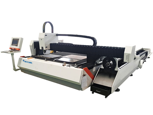 Servo motor fiber lazer tüp kesme makinası su soğutma sistemi ile hiçbir gürültü