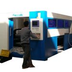 Metal tüp için 2kw fiber optik lazer kesim makinesi ayarlanabilir hız